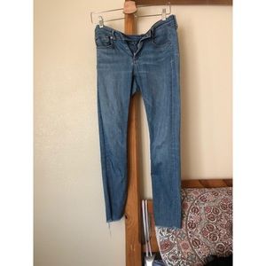 Rag & Bone Ankle Skinny Jeans in Lucky Rouge